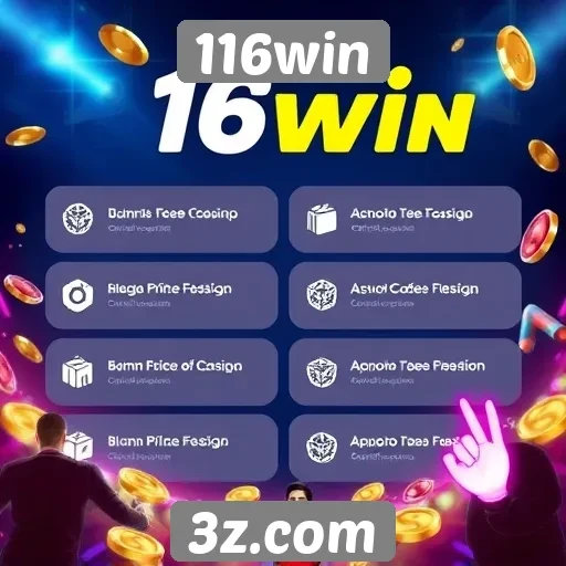 Principais recursos do site 116win